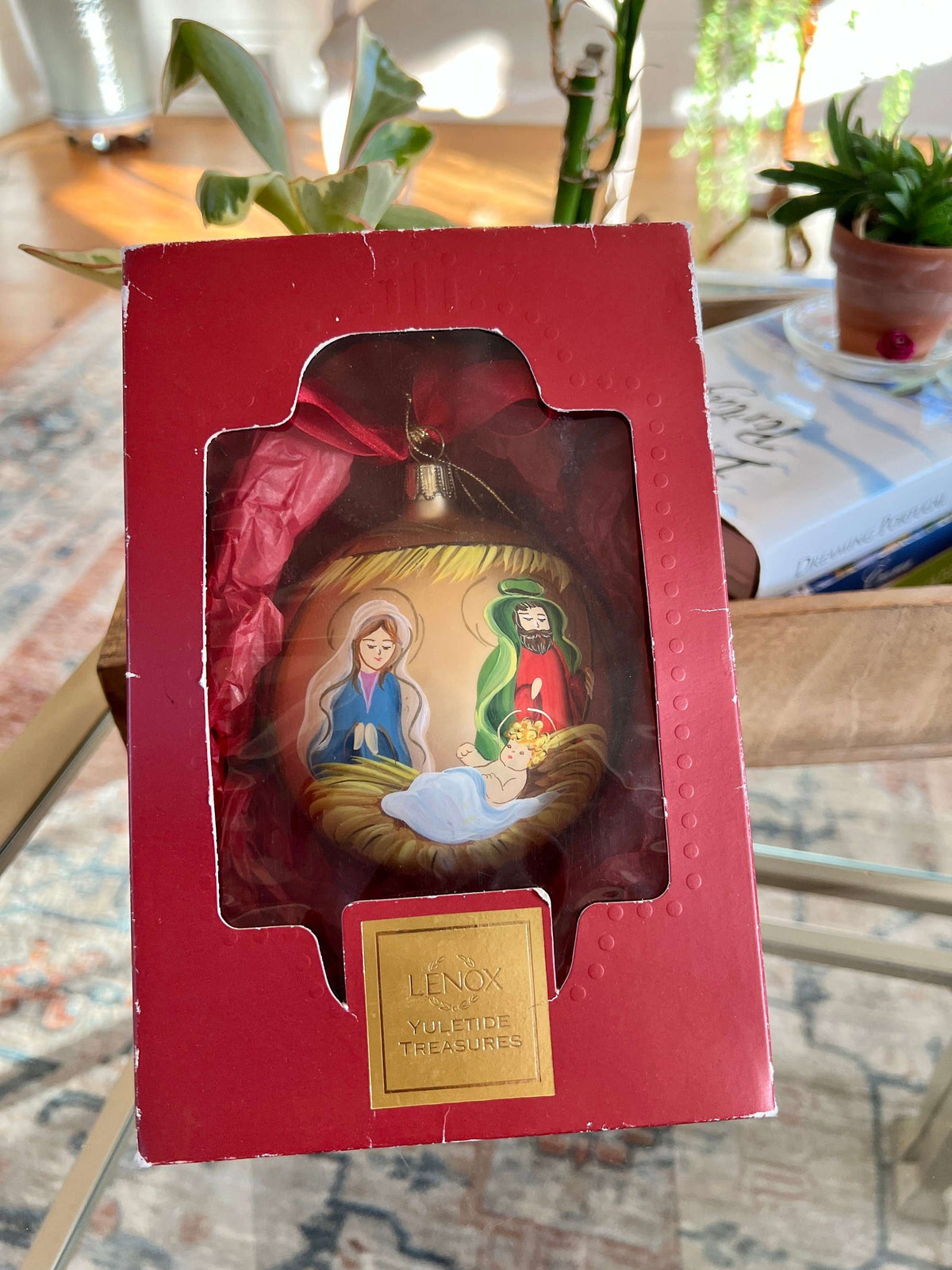Lenox Yuletide Treasures Holy Night Christmas Ornament, photo 1 of 1