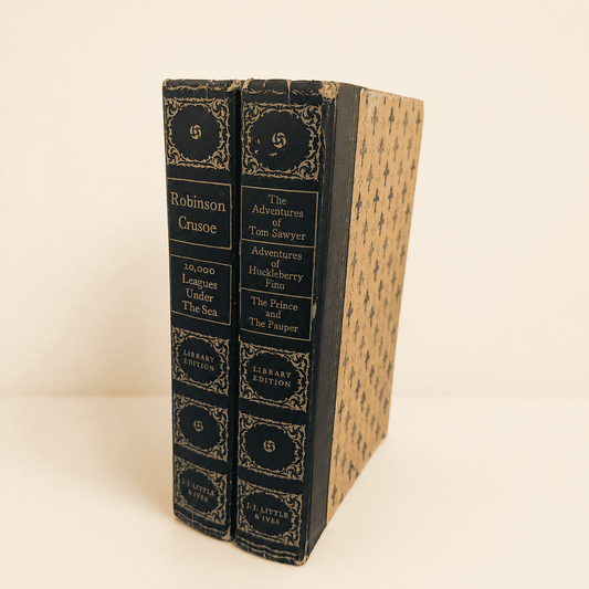 Vintage J.J. Little & Ives Library Edition Classics — Set of 2