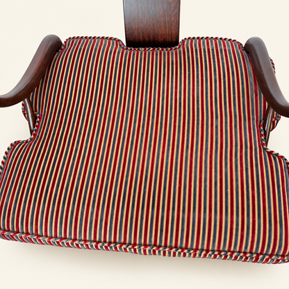 Seat of a Ming-style Chinese horseshoe lounge chair