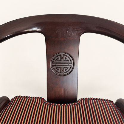 Ming-style Chinese lounge chair, side profile