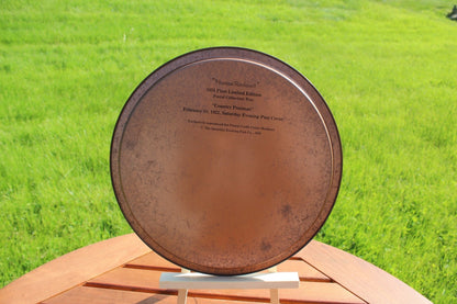 Norman Rockwell 1976 Limited Edition Serving Metal Tray / 'Country Postman' Scene / Server / Tin - Loom Vintage