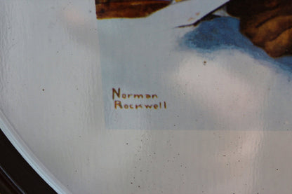Norman Rockwell 1976 Limited Edition Serving Metal Tray / 'Country Postman' Scene / Server / Tin - Loom Vintage