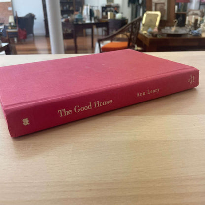 Red Clothbound “The Good House” Vintage Decorative Book for Shelf Styling - Loom Vintage