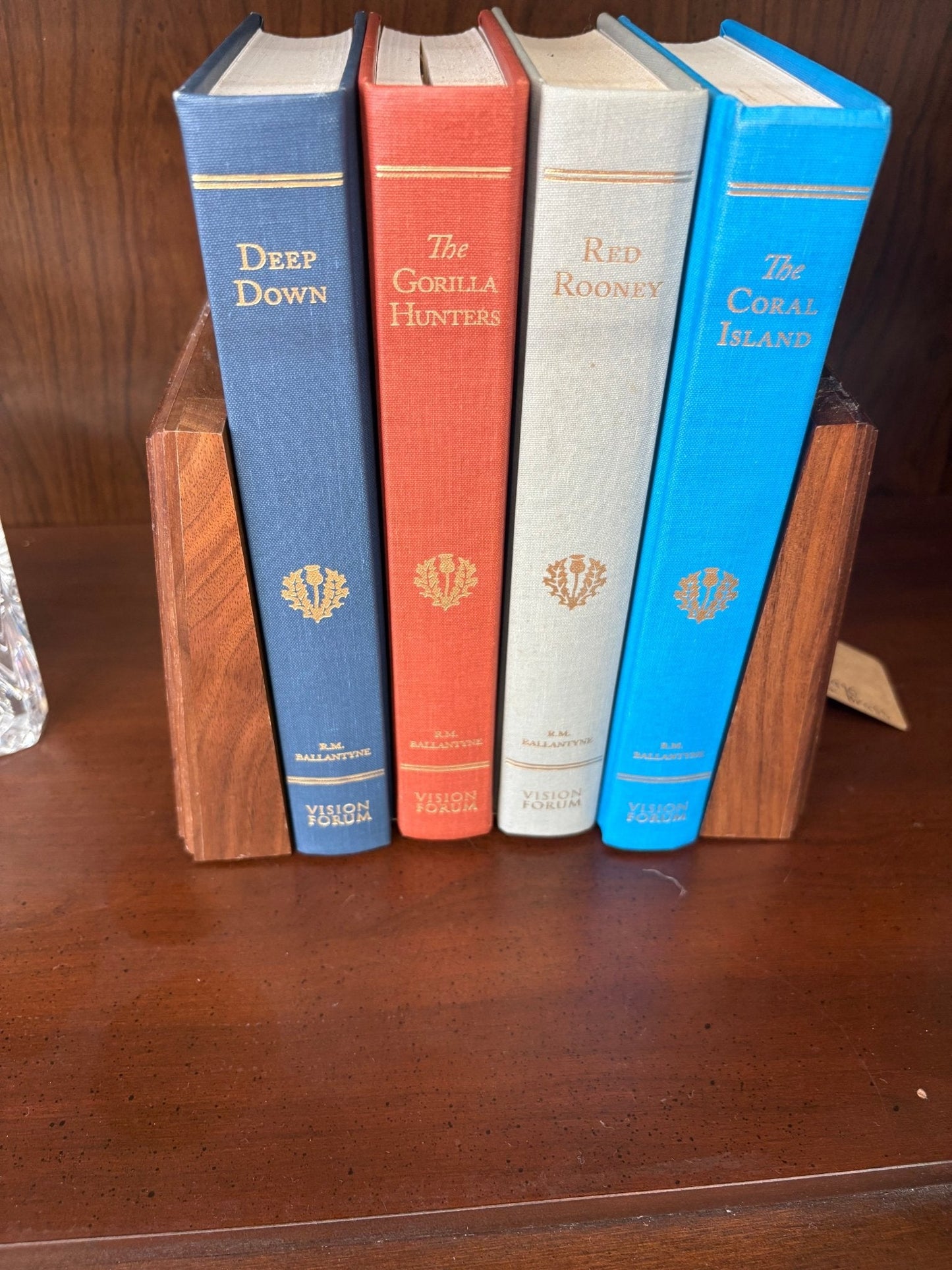 R.M. Ballantyne Adventure Classics – 4 - Book Set in Jewel - Tone Cloth - Loom Vintage