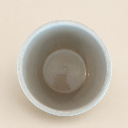 Interior of Robinson Ransbottom stoneware crock