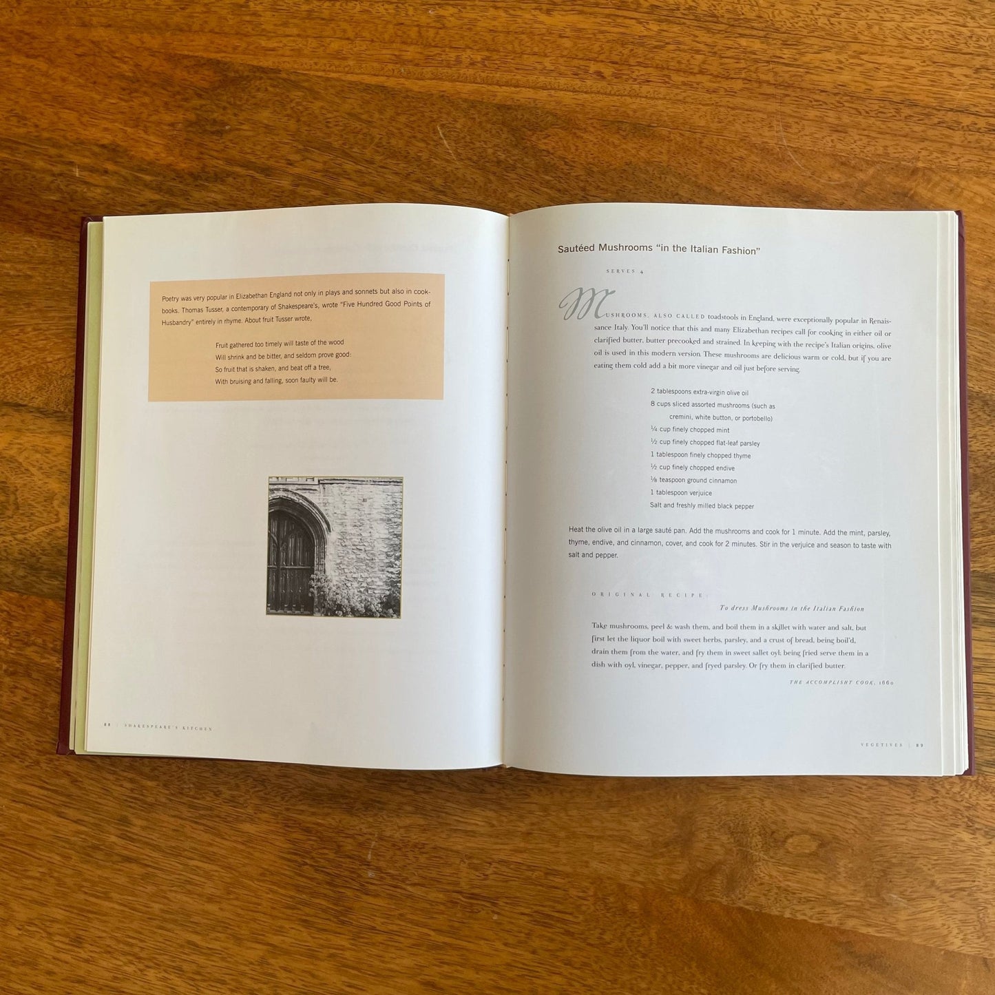 Shakespeare’s Kitchen – Renaissance Recipes for the Contemporary Cook - Loom Vintage