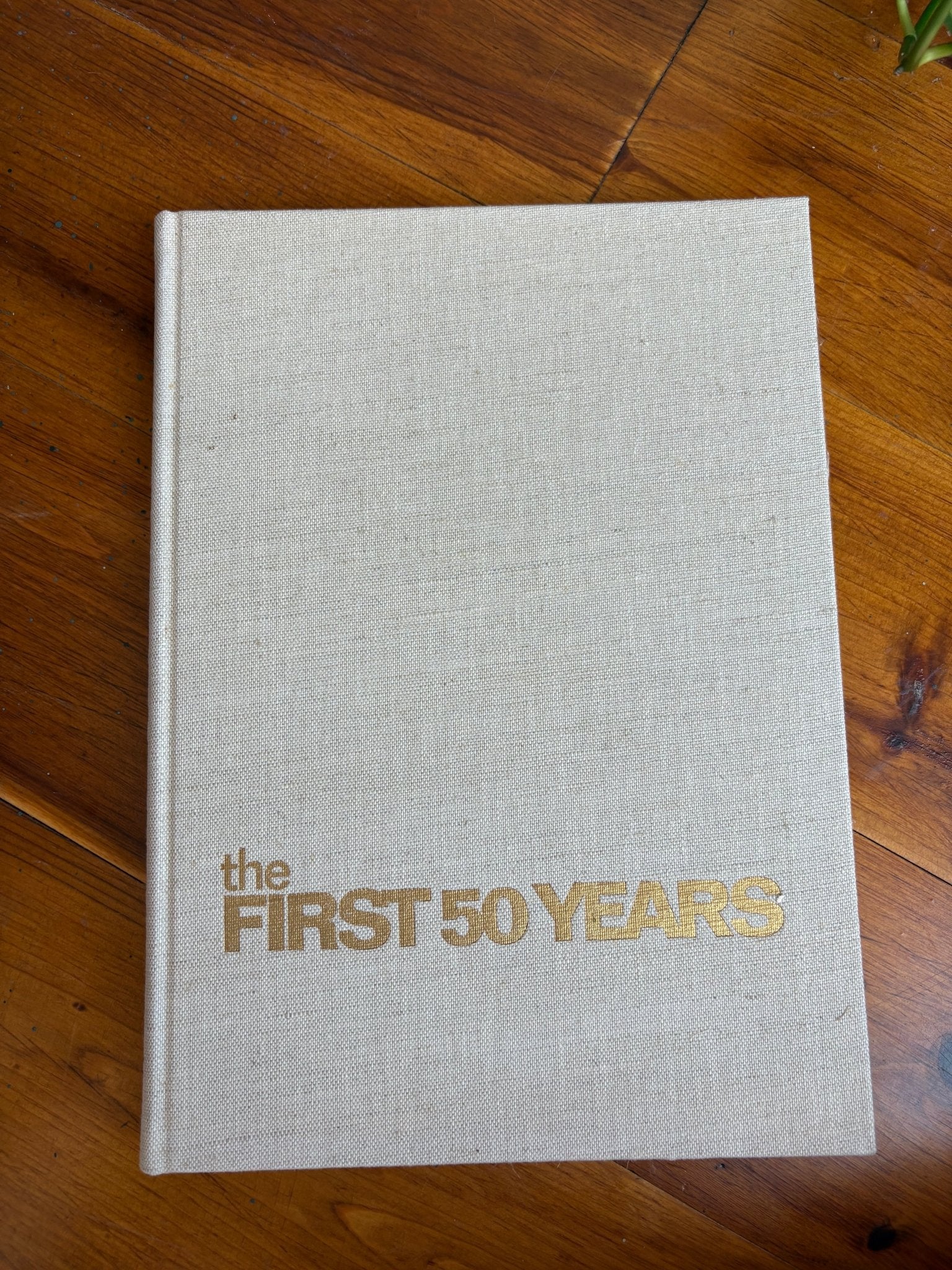 The First 50 Years – NFL History Canvas Hardcover, Heroes & Highlights - Loom Vintage