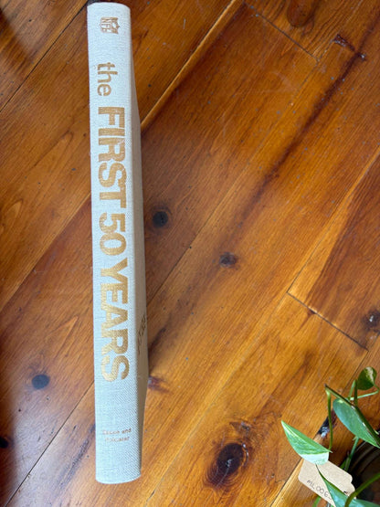 The First 50 Years – NFL History Canvas Hardcover, Heroes & Highlights - Loom Vintage
