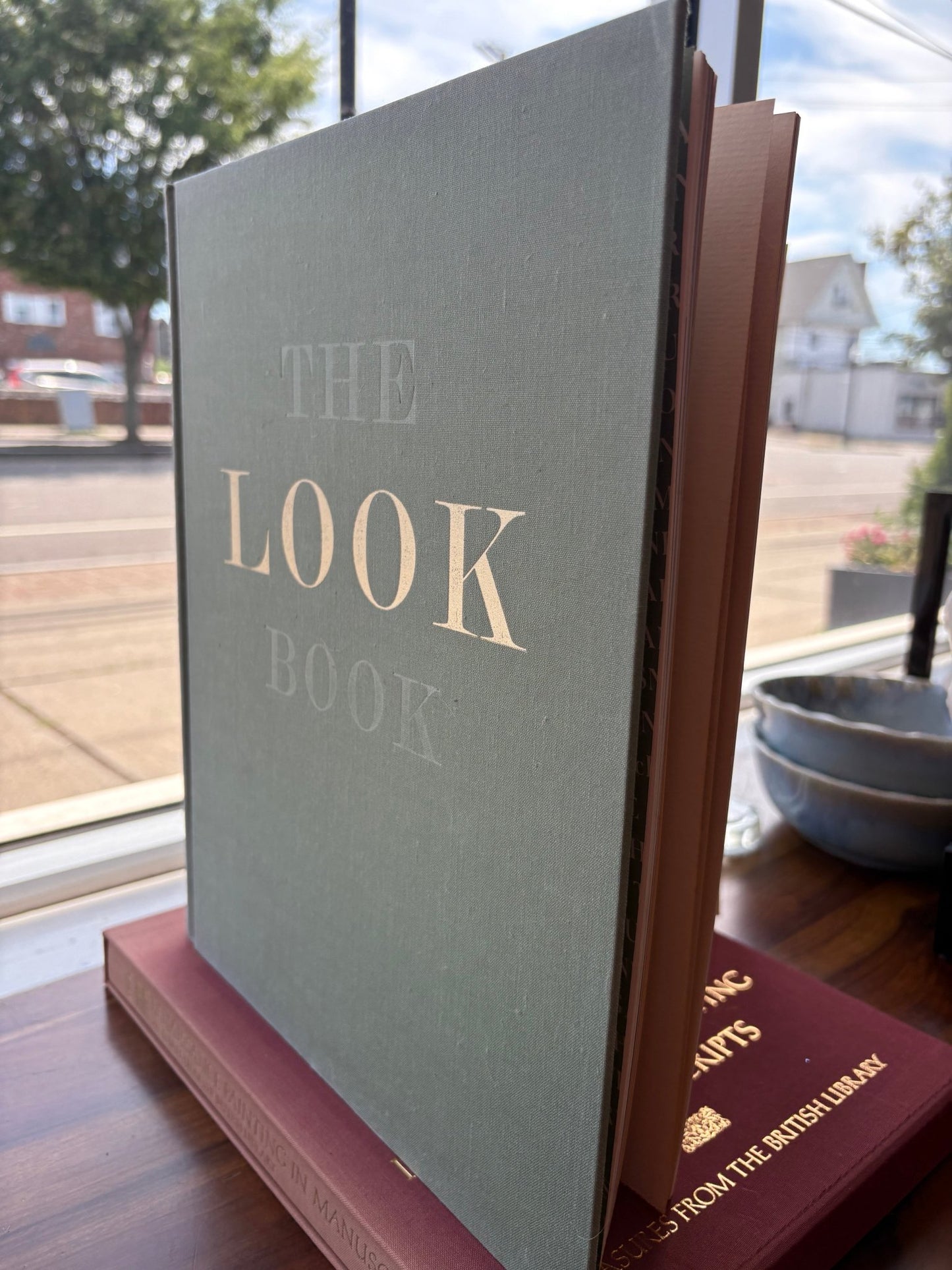 The Look by Abrams – Fashion History Coffee Table Book in Sage Linen - Loom Vintage