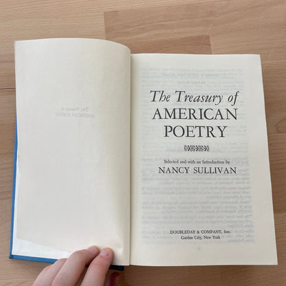 The Treasury of American Poetry – Hardcover Anthology of U.S. Poets - Loom Vintage