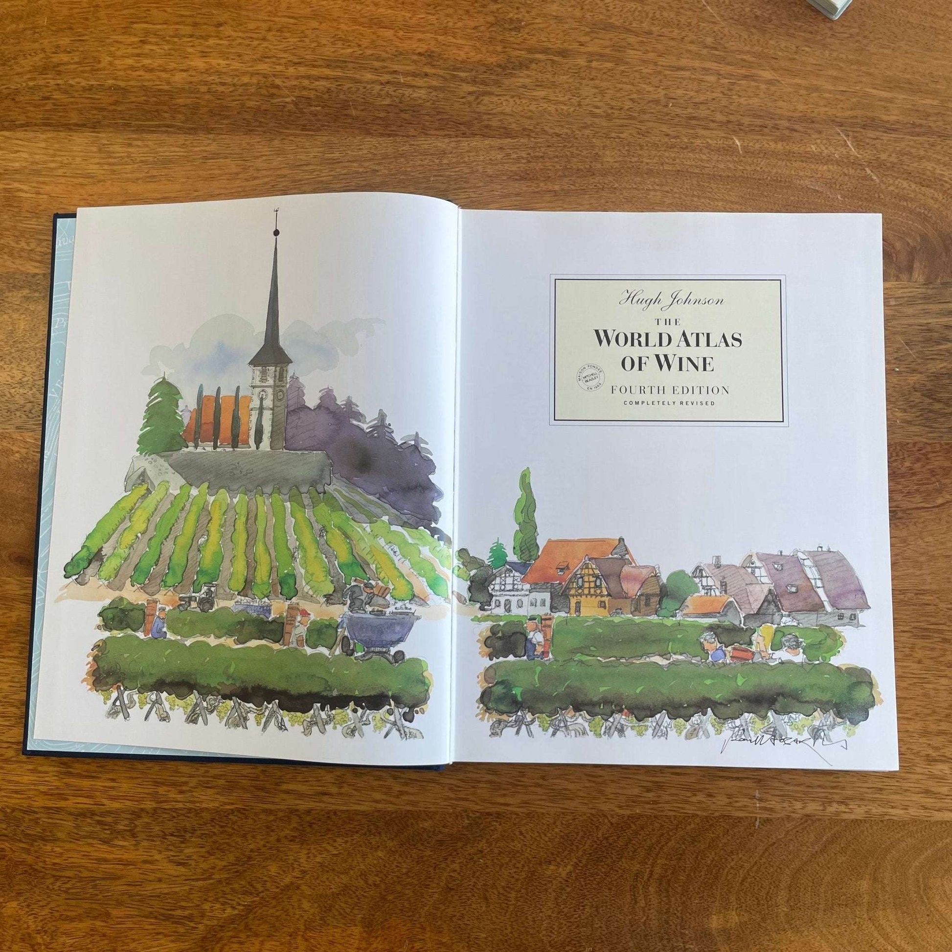The World Atlas of Wine – 4th Edition Hardcover by Hugh Johnson - Loom Vintage