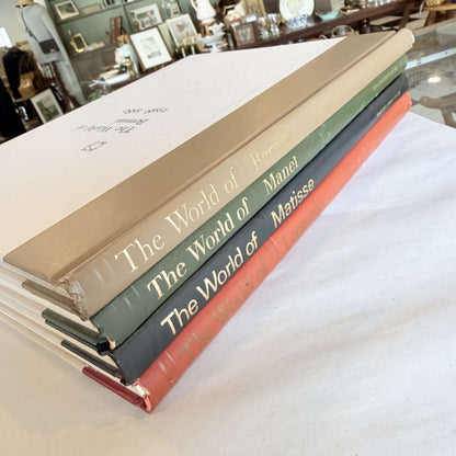 Stack of Time-Life Library of Art books showing the cloth spines, photo 2 of 2