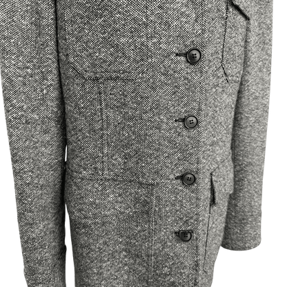 Vintage Anne Klein Wool Tweed Coat (Size 6) - Loom Vintage