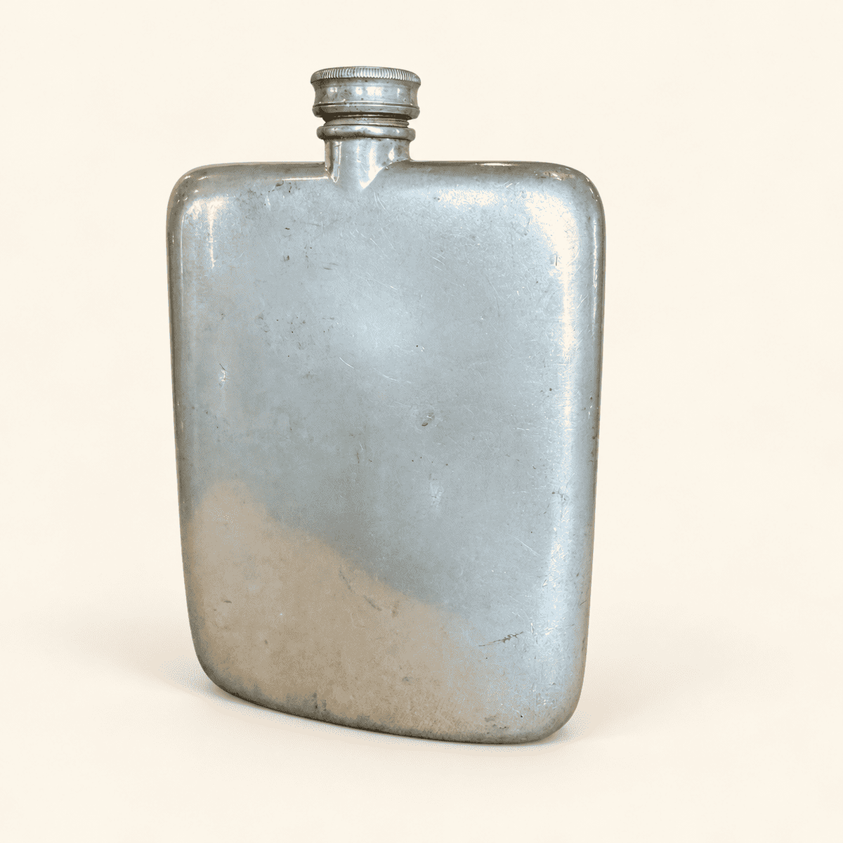 Vintage Brooks Brothers English Pewter Hip Flask, 8 oz, photo 1 of 5