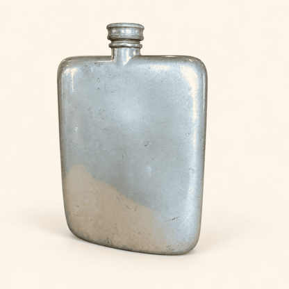 Vintage Brooks Brothers English Pewter Hip Flask, 8 oz, photo 1 of 5