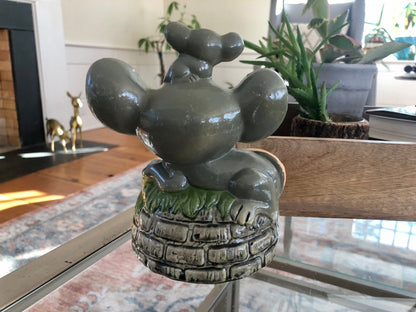 Vintage Ceramic Musical Rotating Mouse Mice Music Box, Ceramic Musical Child's Toy - Loom Vintage