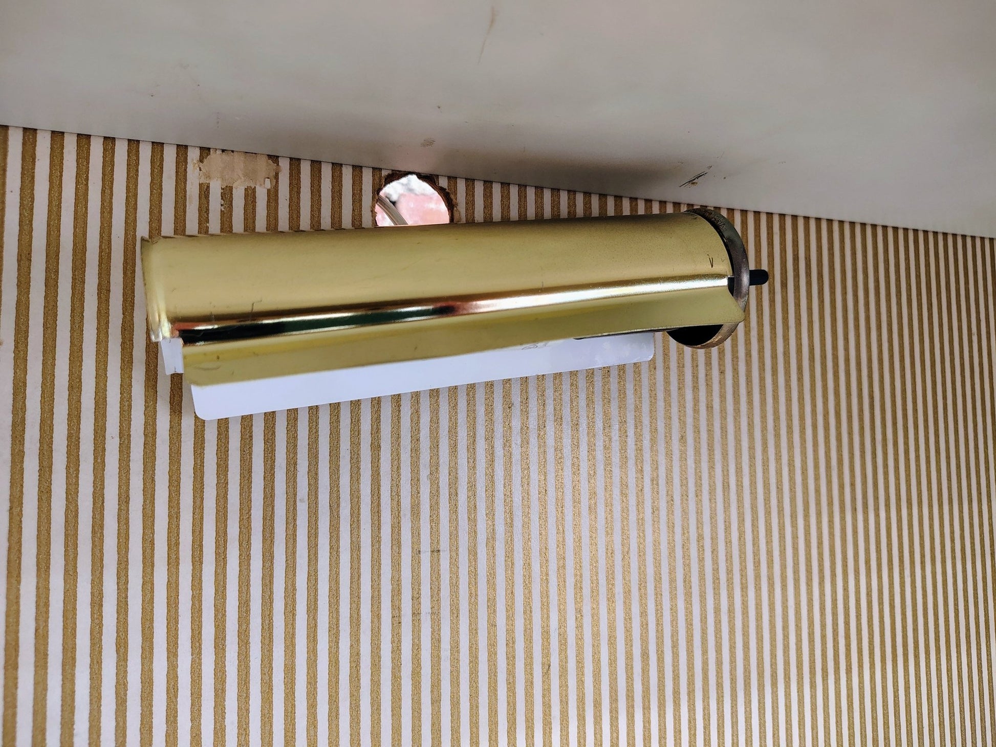 Vintage Chamberlain’s Two - Piece Wood Display Cabinet with Lighting - Loom Vintage