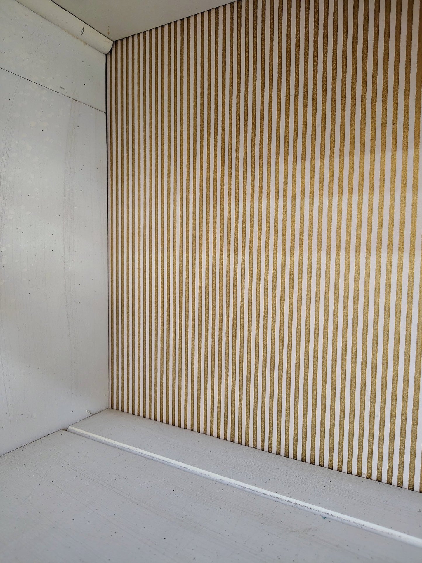 Vintage Chamberlain’s Two - Piece Wood Display Cabinet with Lighting - Loom Vintage