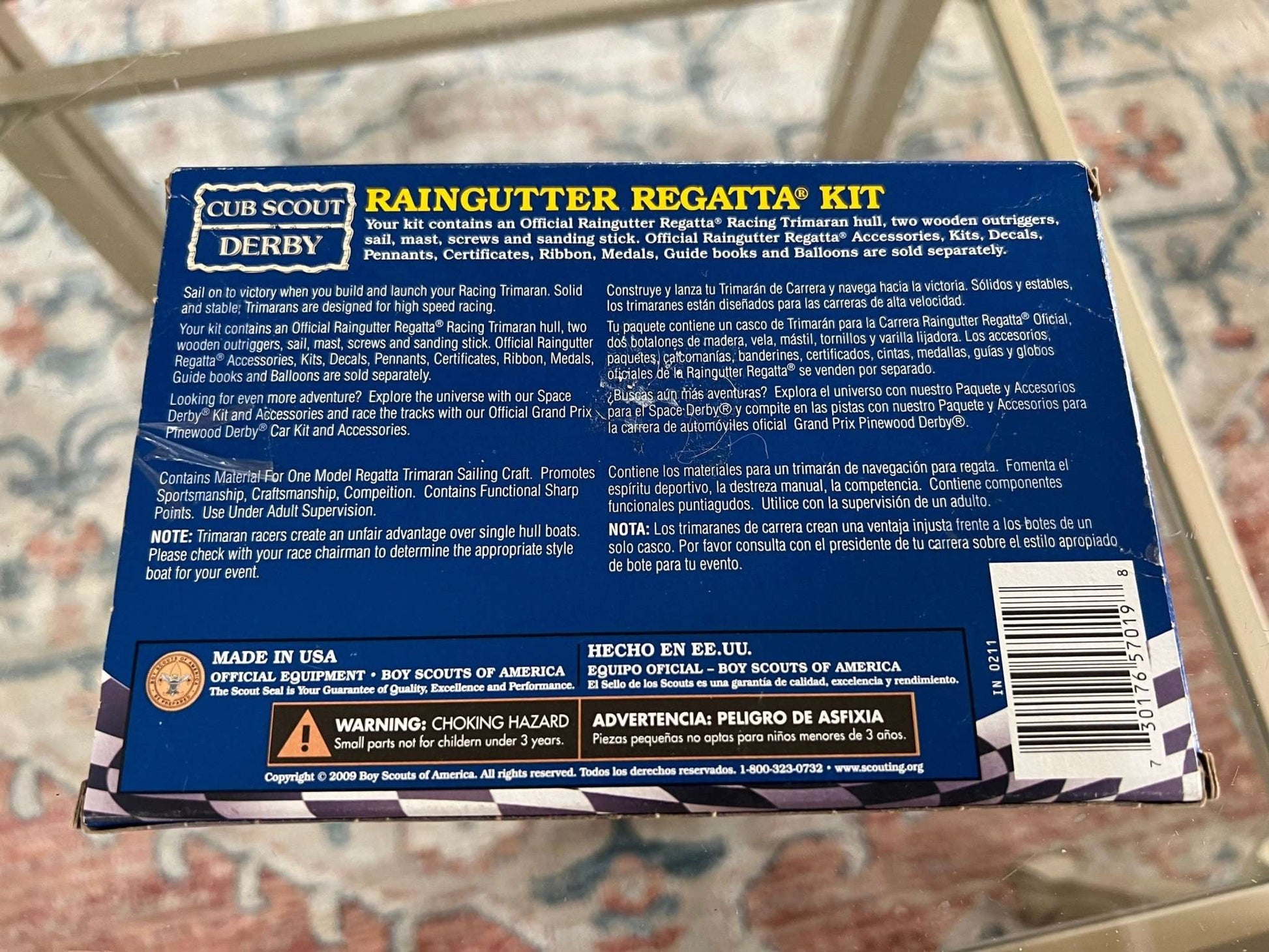 Vintage Cub Scout Raingutter Regatta Boat Kit - Loom Vintage