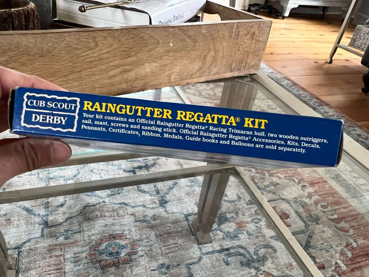 Vintage Cub Scout Raingutter Regatta Boat Kit - Loom Vintage