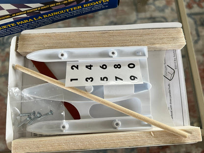 Vintage Cub Scout Raingutter Regatta Boat Kit - Loom Vintage