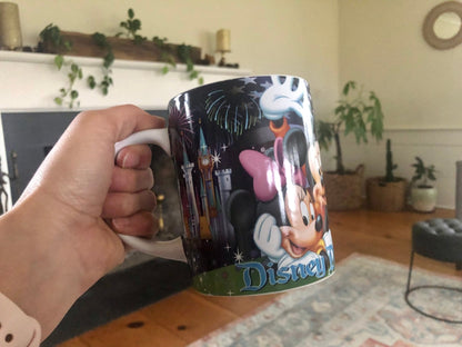 Vintage Disney Dreams Florida, Large Ceramic Mug, Walt Disney World Cup, Disney Gang Collectible Drinkware - Loom Vintage