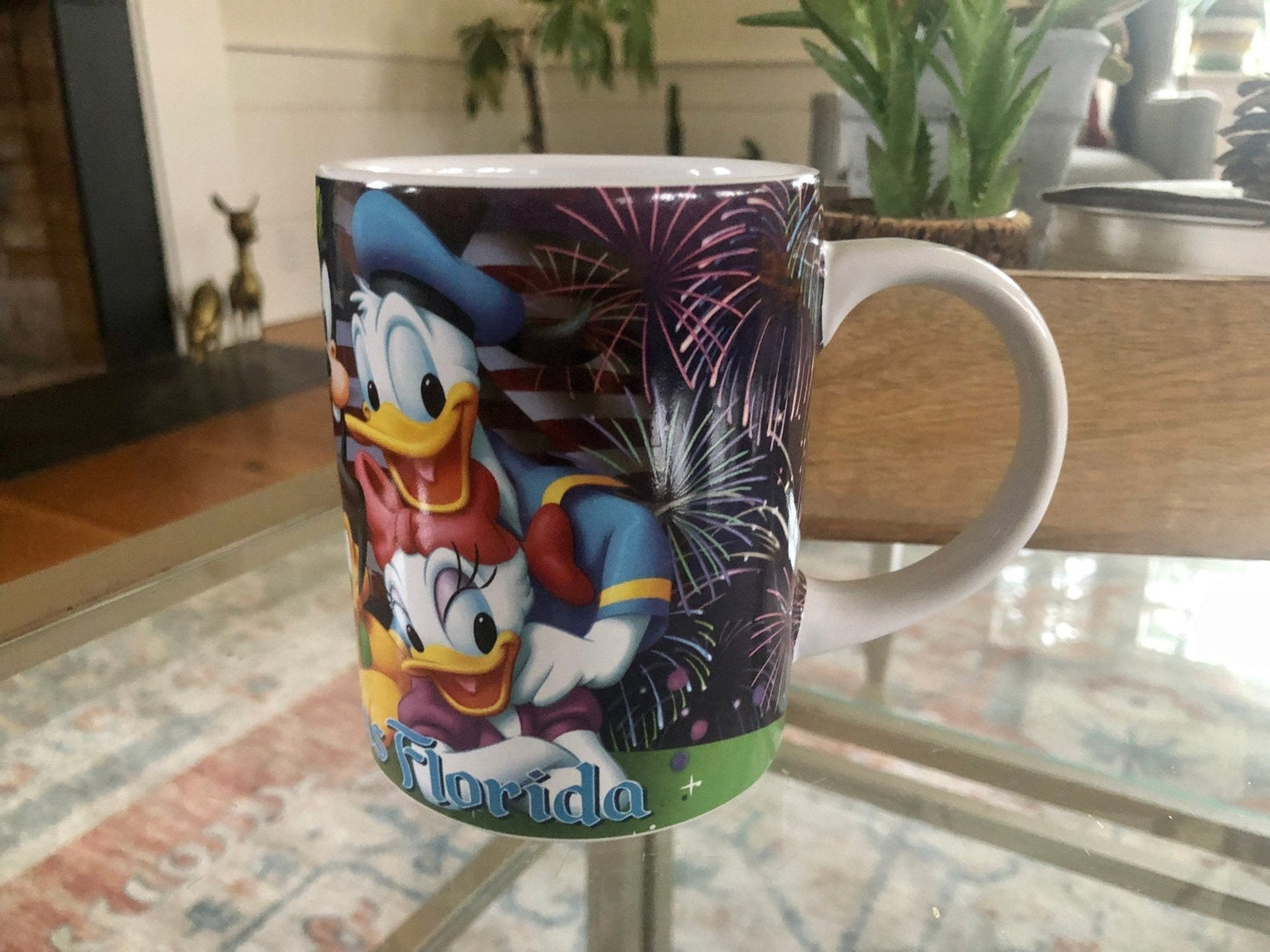 Vintage Disney Dreams Florida, Large Ceramic Mug, Walt Disney World Cup, Disney Gang Collectible Drinkware - Loom Vintage