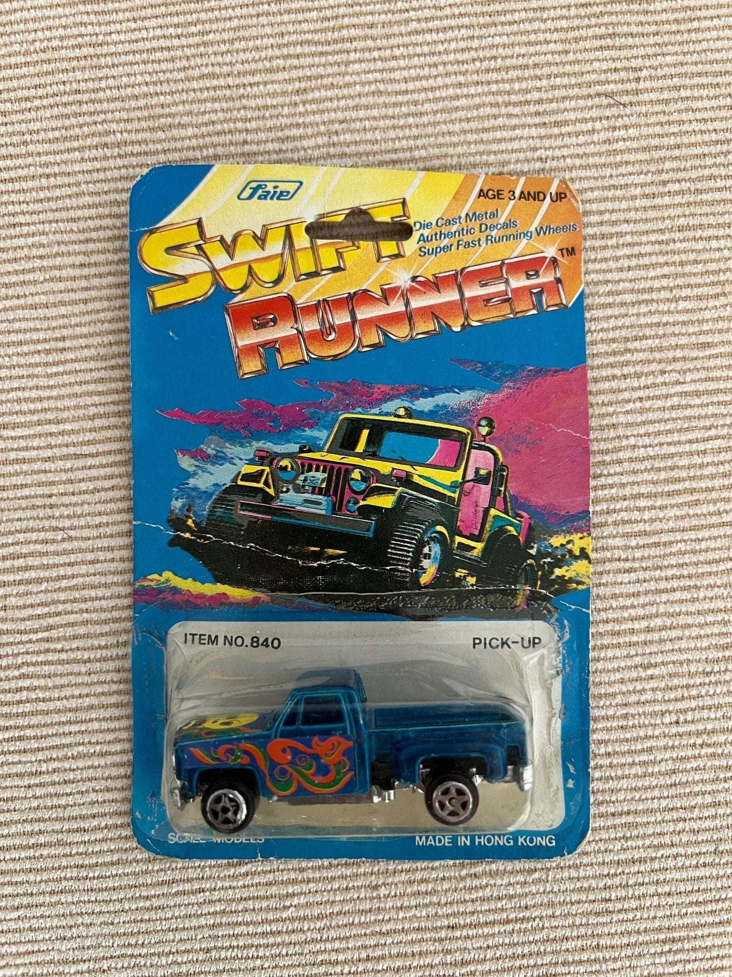 Vintage FAIE Swift Runner Die - Cast Toy Vehicles Lot of 5 NOS - Loom Vintage