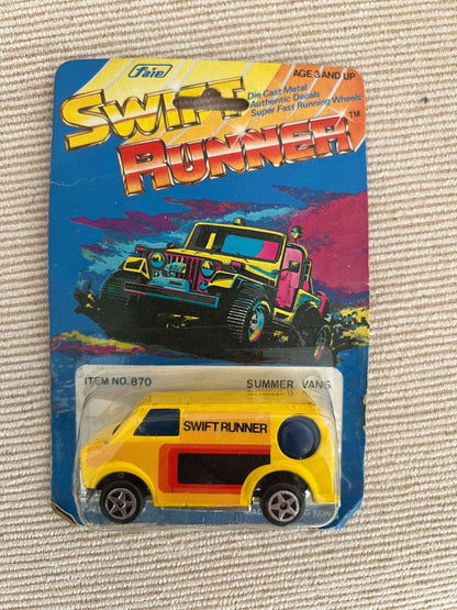 Vintage FAIE Swift Runner Die - Cast Toy Vehicles Lot of 5 NOS - Loom Vintage