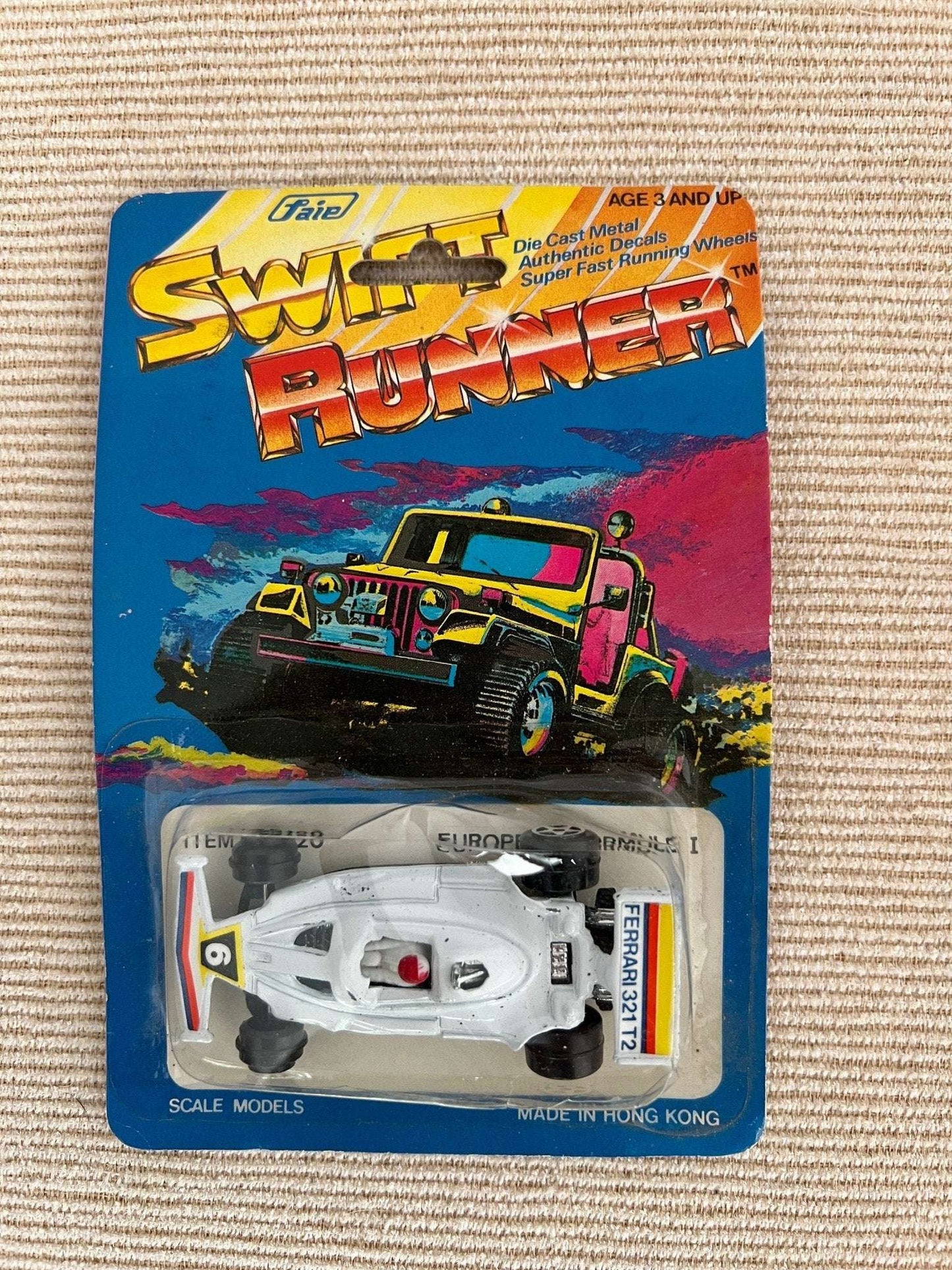Vintage FAIE Swift Runner Die - Cast Toy Vehicles Lot of 5 NOS - Loom Vintage