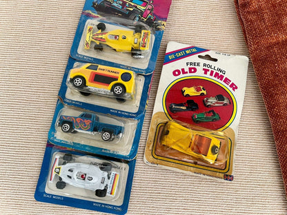 Vintage FAIE Swift Runner Die - Cast Toy Vehicles Lot of 5 NOS - Loom Vintage