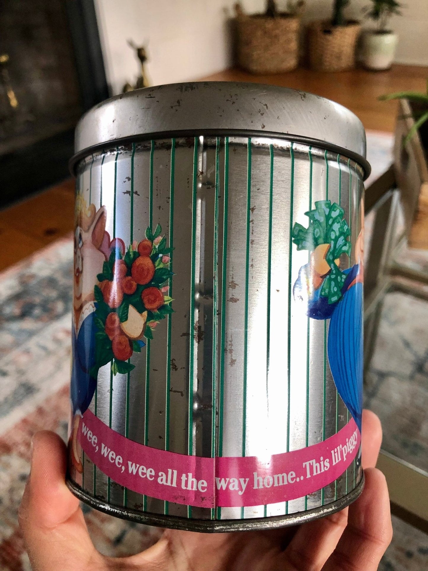 Vintage Fanni's Gourmet Mud Pies Tin Coin Bank - Loom Vintage