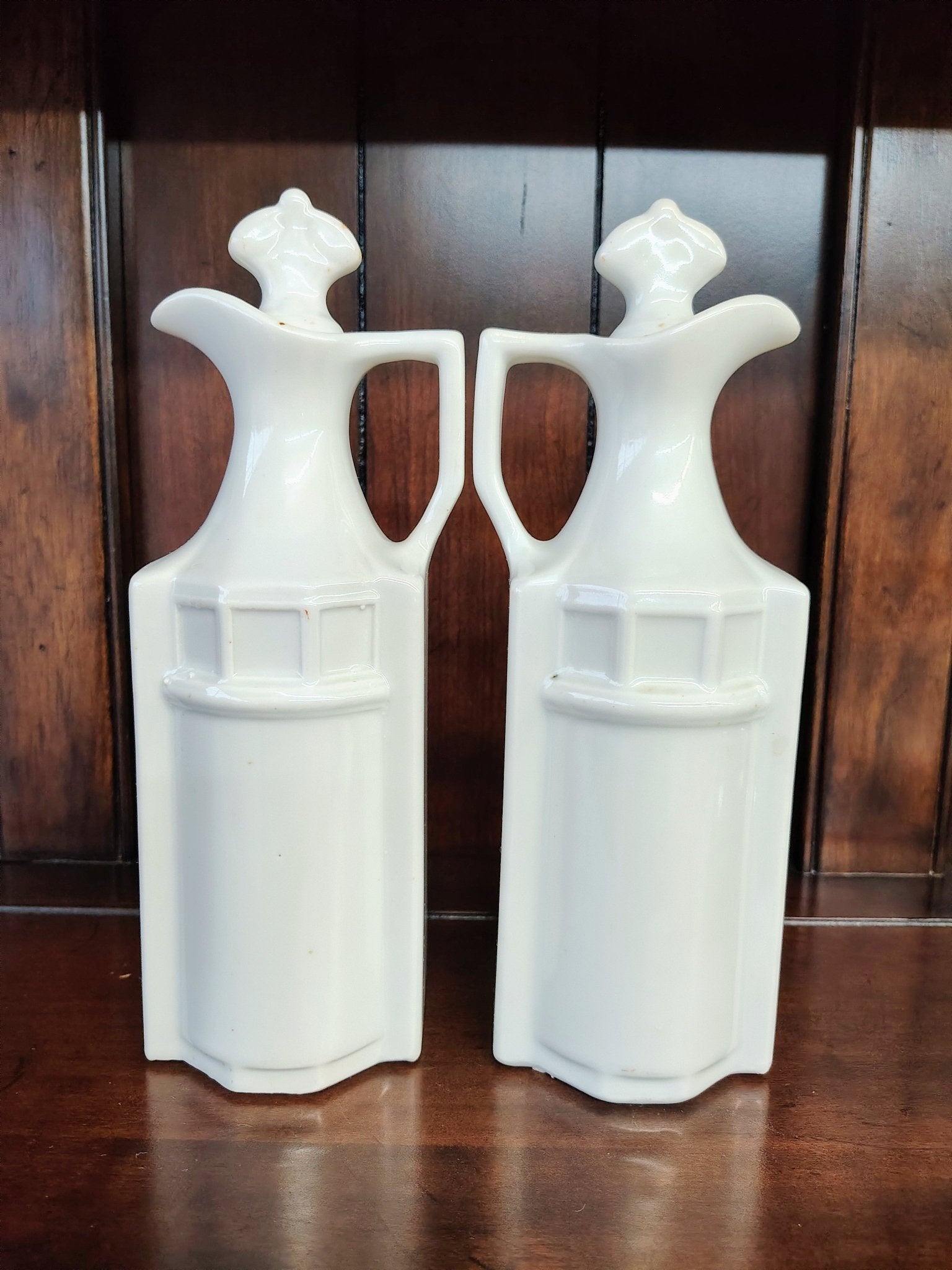 Vintage German Porcelain 13 - Piece Floral Kitchen Canister Set - Loom Vintage