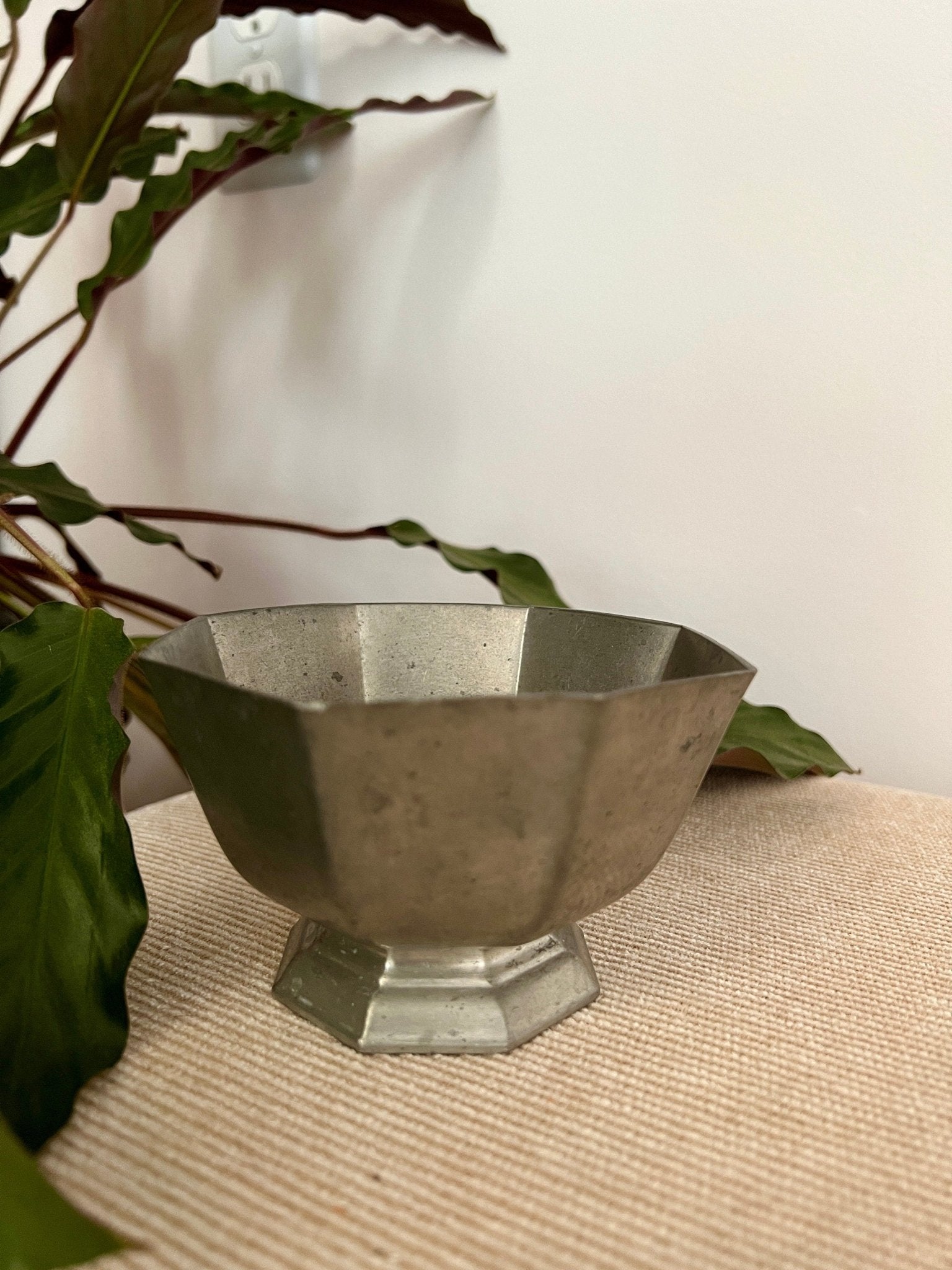 Vintage Gorham Silver Pewter Cream and Sugar Set, Silver Tableware, Planter, Succulent Planters - Loom Vintage