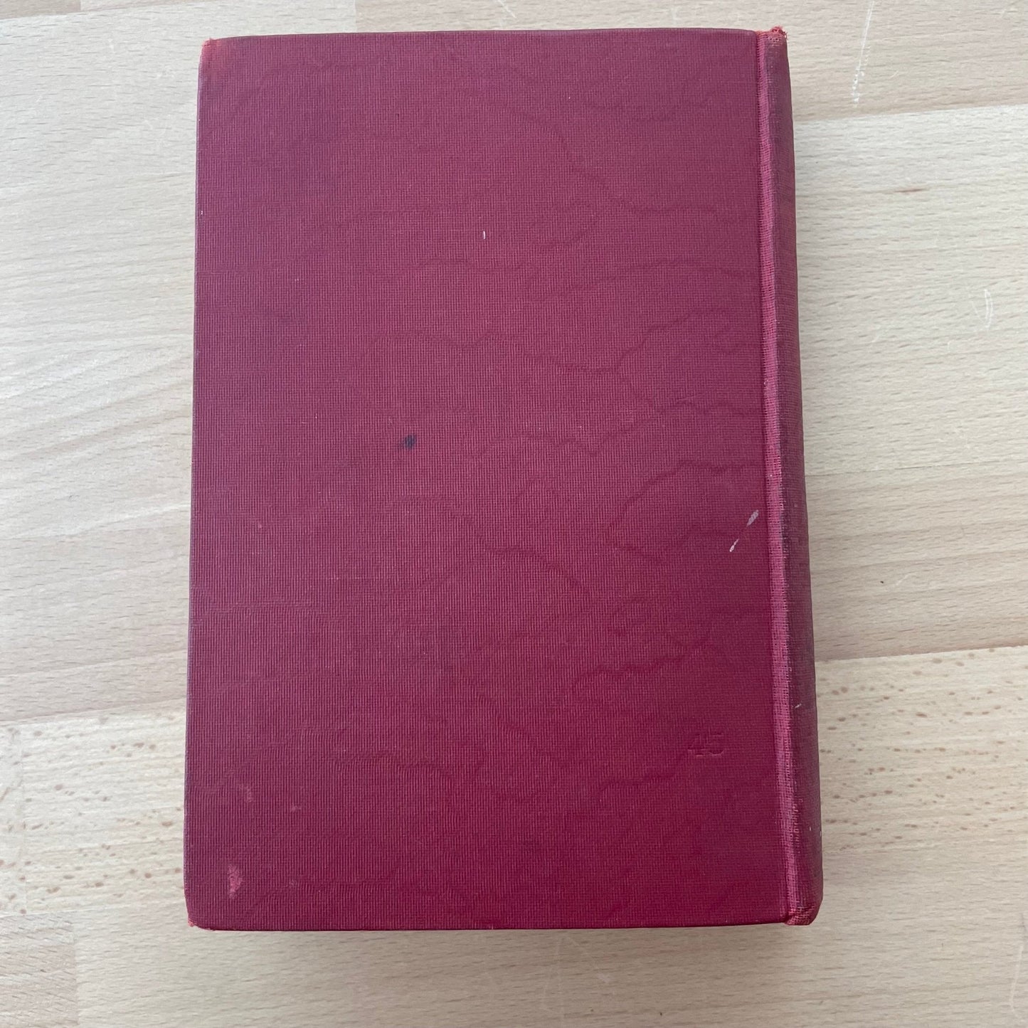 Vintage Jonathan Swift Decorative Red Cloth Book – Classic Shelf Decor - Loom Vintage