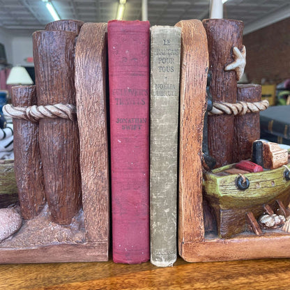 Vintage Jonathan Swift Decorative Red Cloth Book – Classic Shelf Decor - Loom Vintage