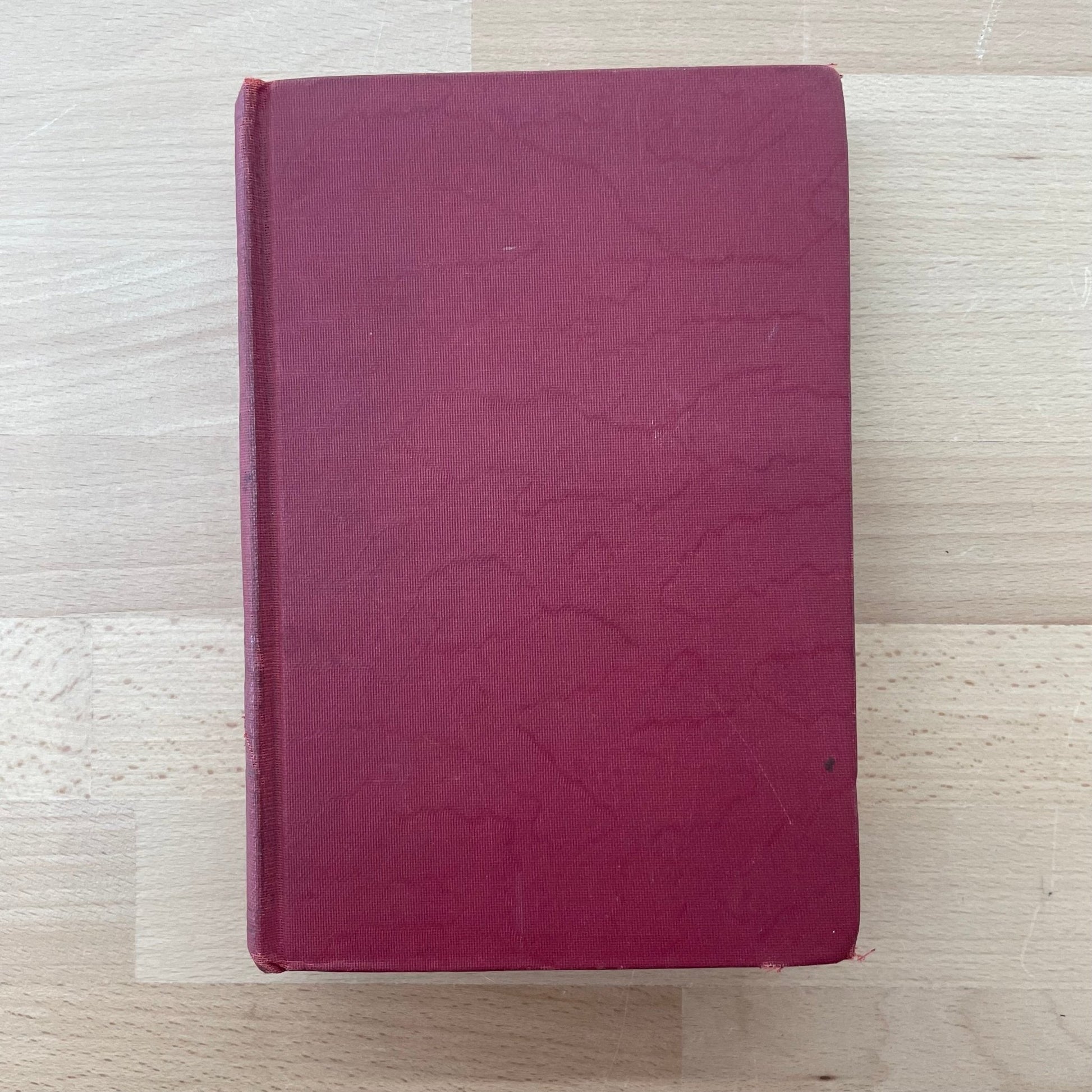 Vintage Jonathan Swift Decorative Red Cloth Book – Classic Shelf Decor - Loom Vintage