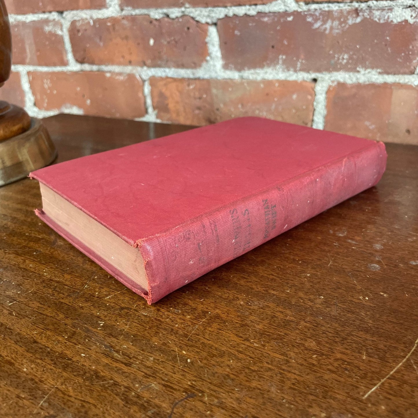 Vintage Jonathan Swift Decorative Red Cloth Book – Classic Shelf Decor - Loom Vintage