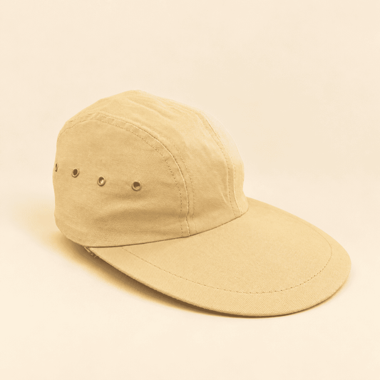 Vintage L.L. Bean long bill fishing cap in khaki cotton, photo 1 of 9