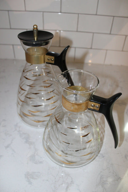 Vintage Mid Century Pyrex Glass Coffee/Tea Carafe Pot - Loom Vintage