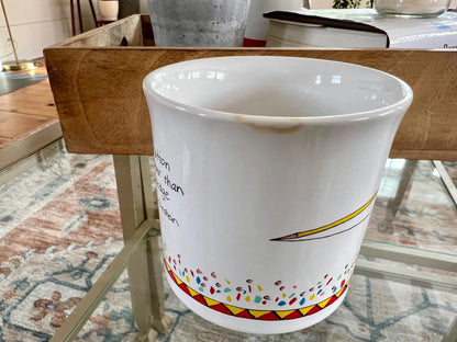 Vintage Mug, Imagination, Knowledge, Einstein, Phrase, Citation, Coffee Cup, Message Mug, Novelty Cup, Ceramic, Tea Cup - Loom Vintage