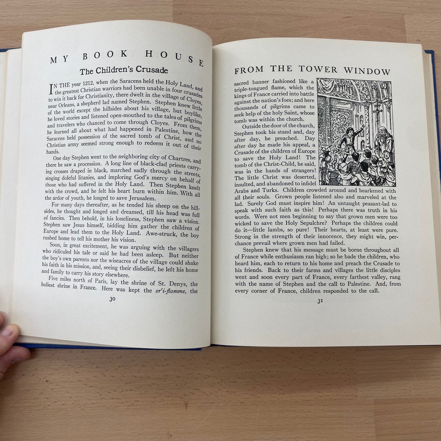 Vintage “My Book House: From the Tower Window” Decorative Hardcover - Loom Vintage