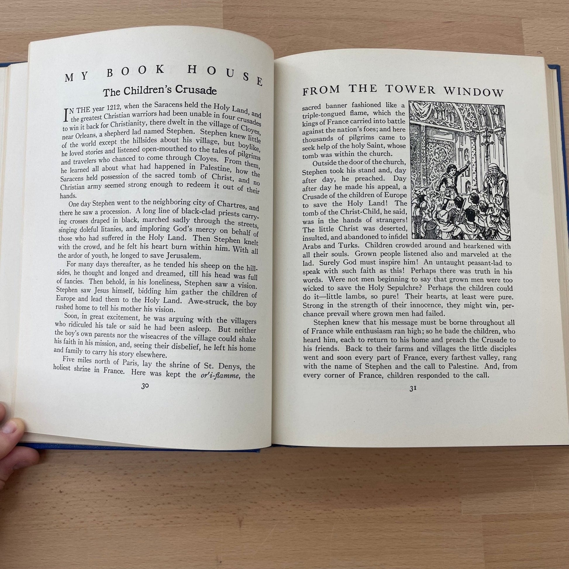 Vintage “My Book House: From the Tower Window” Decorative Hardcover - Loom Vintage