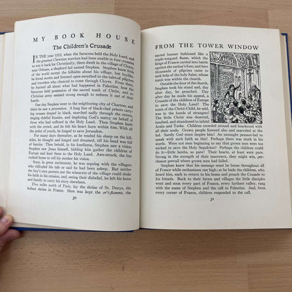 Vintage “My Book House: From the Tower Window” Decorative Hardcover - Loom Vintage