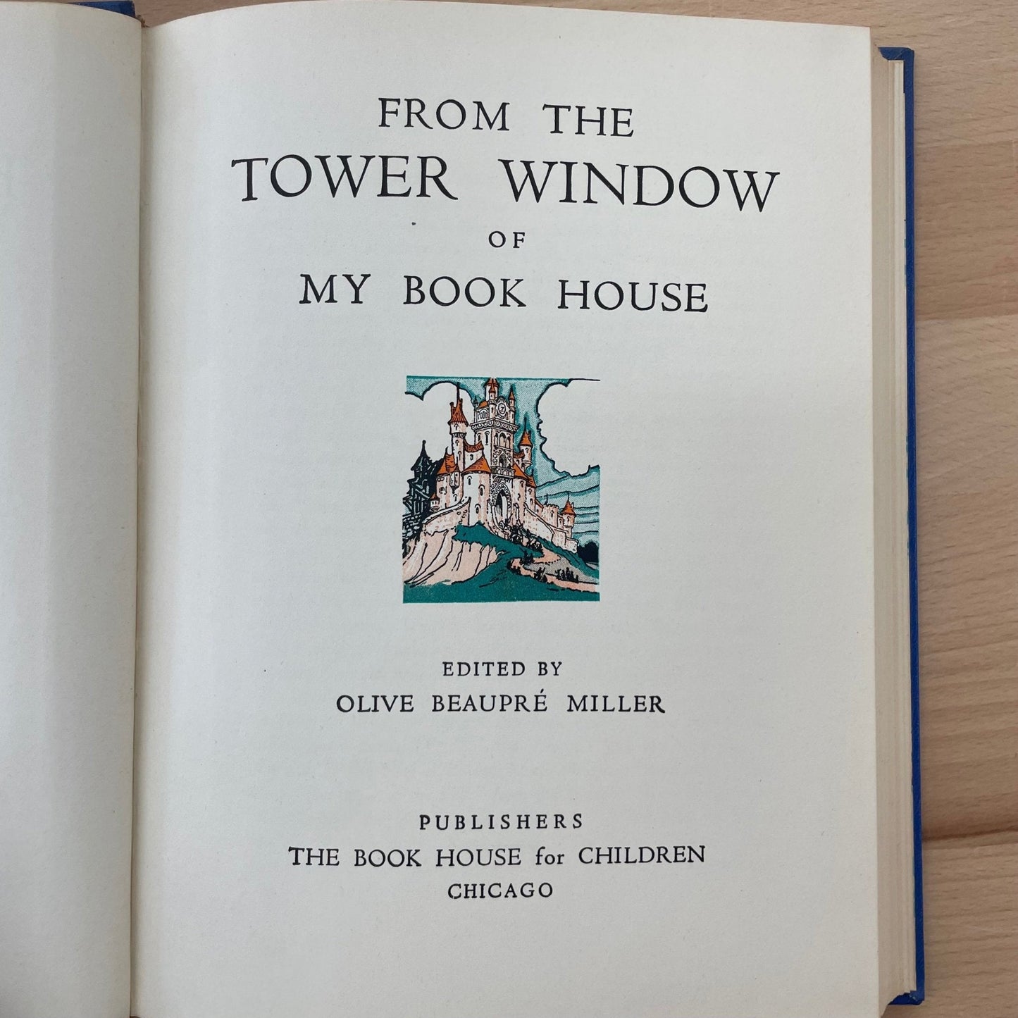 Vintage “My Book House: From the Tower Window” Decorative Hardcover - Loom Vintage