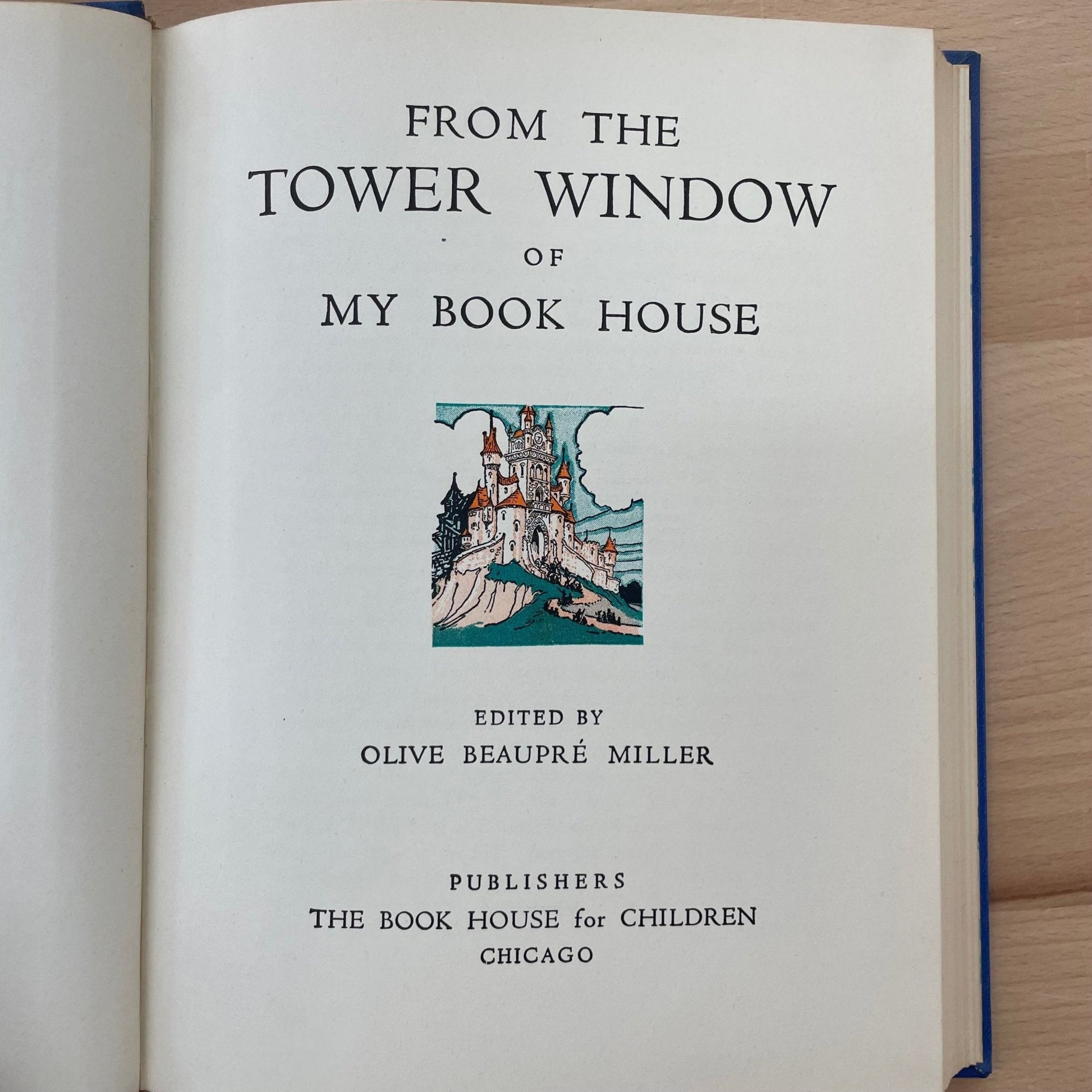Vintage “My Book House: From the Tower Window” Decorative Hardcover - Loom Vintage