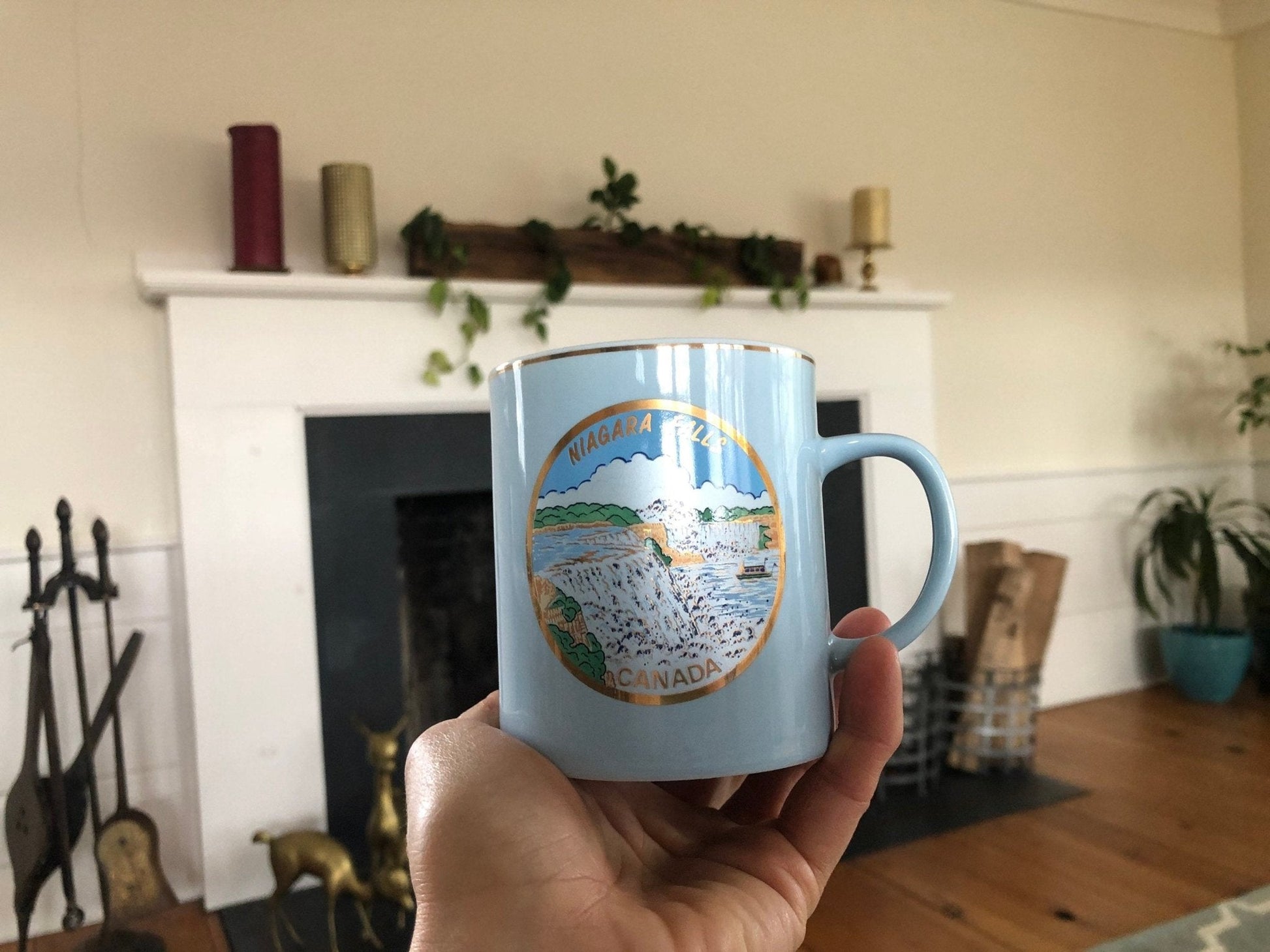 Vintage Niagara Falls CANADA Coffee/Tea Mug with Beautiful Falls Scene and in Exceptional Condition - Loom Vintage