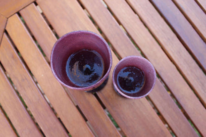 Vintage Wine and Water Glasses / Hand Blown Bubble Glass / Barware / Cocktails - Loom Vintage