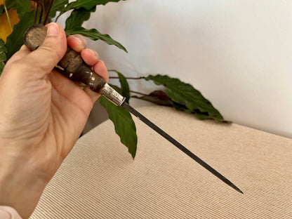 Vintage Wood Handled Screwdriver, MAC marking, Wooden Tools, Flat Head Hand Tool - Loom Vintage