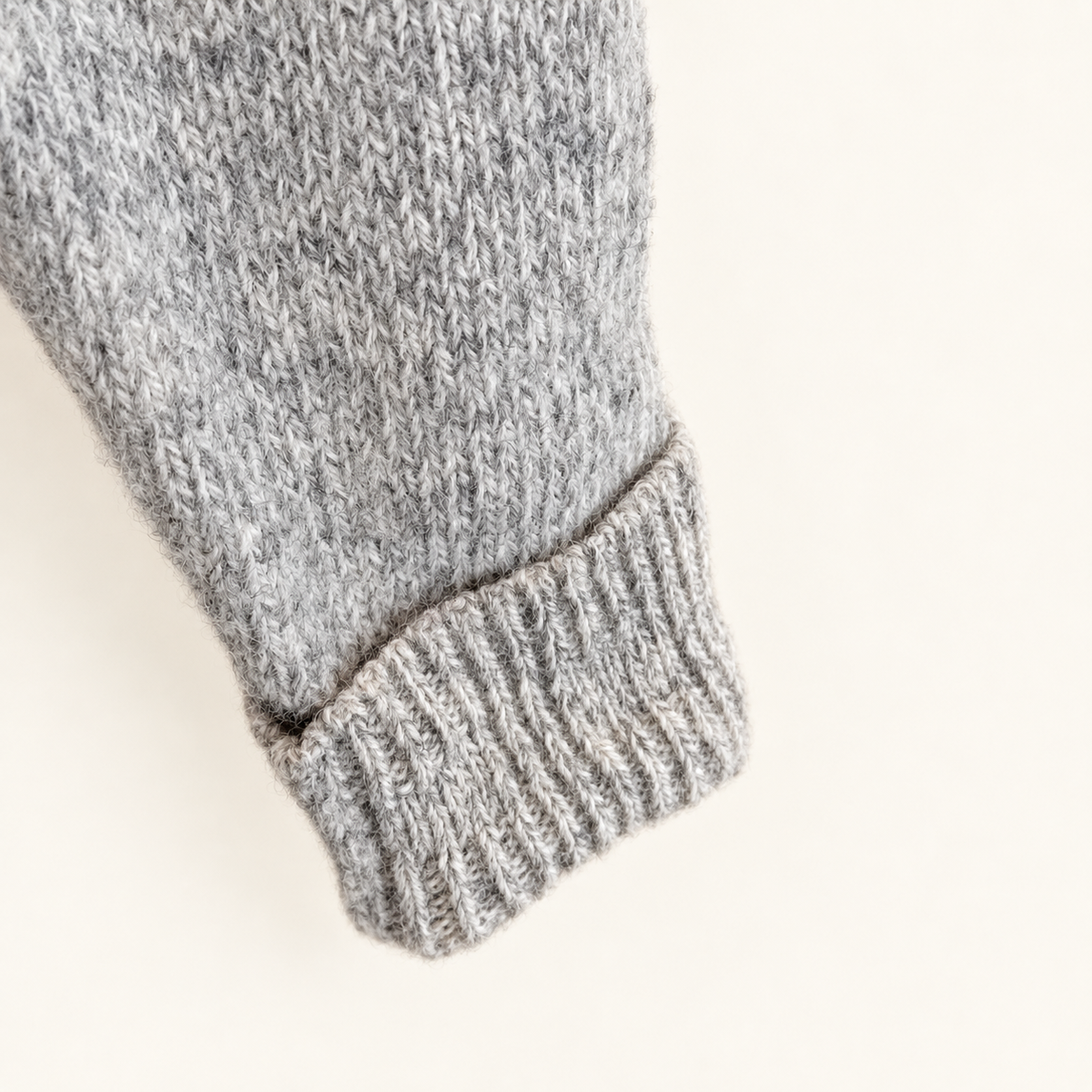 Shoulder detail with ABC and 123 lettering on Woolrich folk sweater